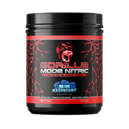Gorilla Mode Nitric Upgraded Stimulant Free Pre Workout 768 Grams