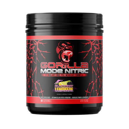 Gorilla Mode Nitric Upgraded Stimulant Free Pre Workout 768 Grams