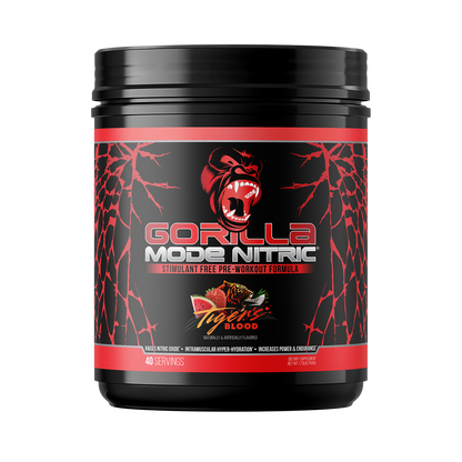 Gorilla Mode Nitric Upgraded Stimulant Free Pre Workout 768 Grams