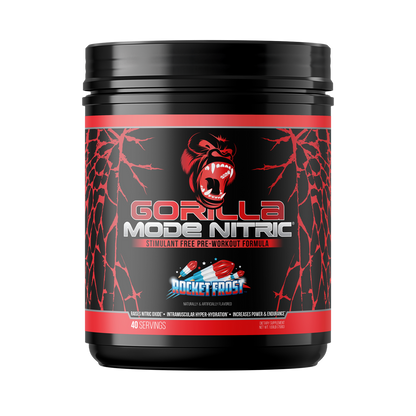 Gorilla Mode Nitric Upgraded Stimulant Free Pre Workout 768 Grams