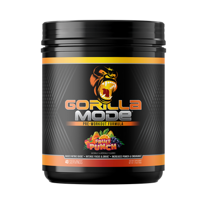 Gorilla Mode Pre Workout Massive Pumps Laser Focus Energy 792g