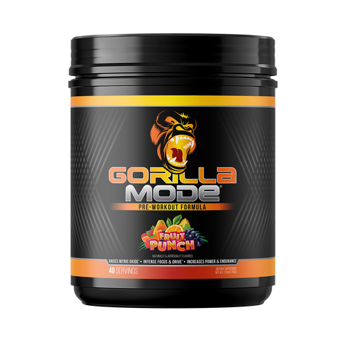 Gorilla Mode Pre Workout Massive Pumps Laser Focus Energy 792g