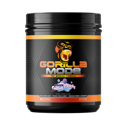 Gorilla Mode Pre Workout Massive Pumps Laser Focus Energy 792g
