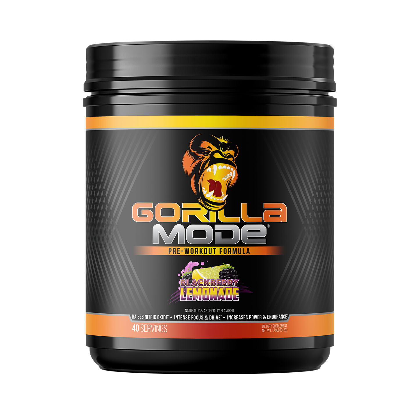 Gorilla Mode Pre Workout Massive Pumps Laser Focus Energy 792g