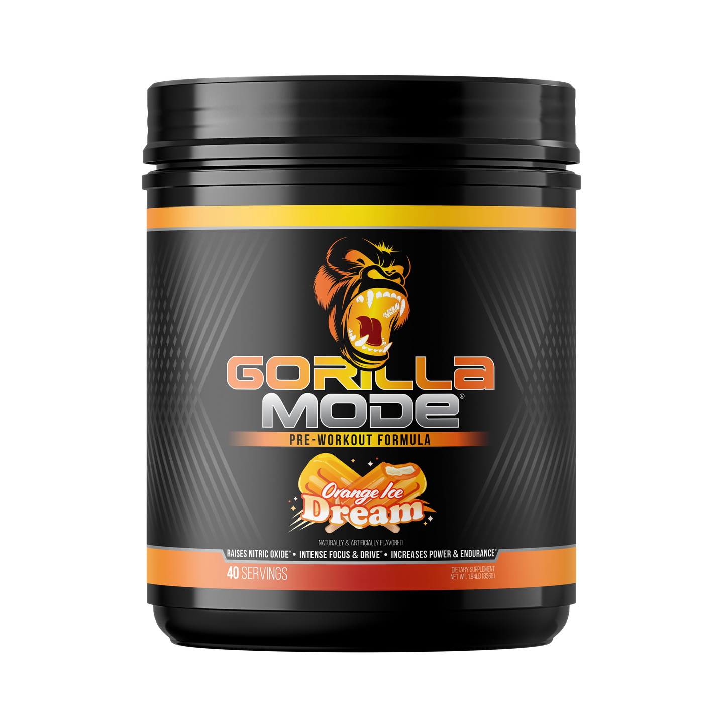 Gorilla Mode Pre Workout Massive Pumps Laser Focus Energy 792g