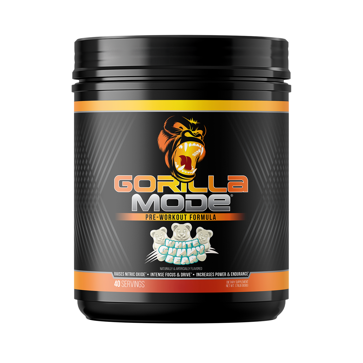 Gorilla Mode Pre Workout Massive Pumps Laser Focus Energy 792g